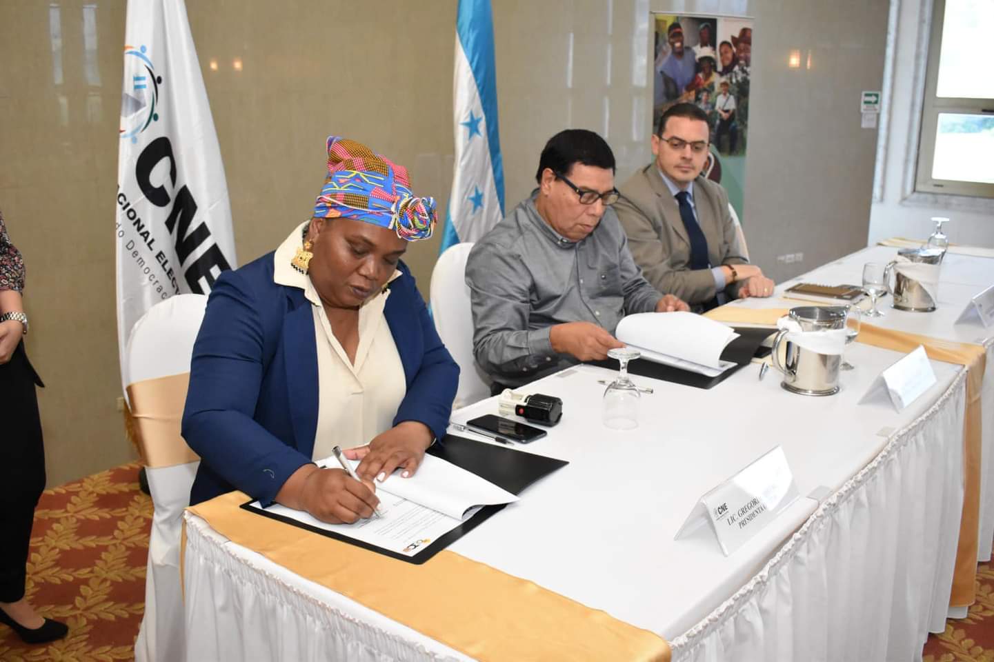 CNE y la Organización de Desarrollo Étnico Comunitario firman acuerdo de colaboración para mayor participación en los procesos electorales